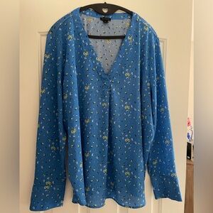 Ann Taylor Floral Blouse